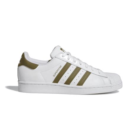 adidas superstar wit koperen